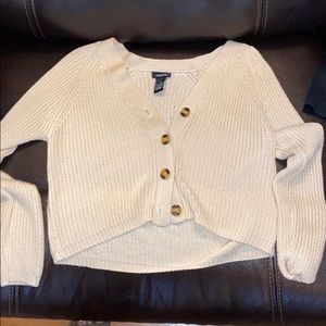 Sweater cropped top